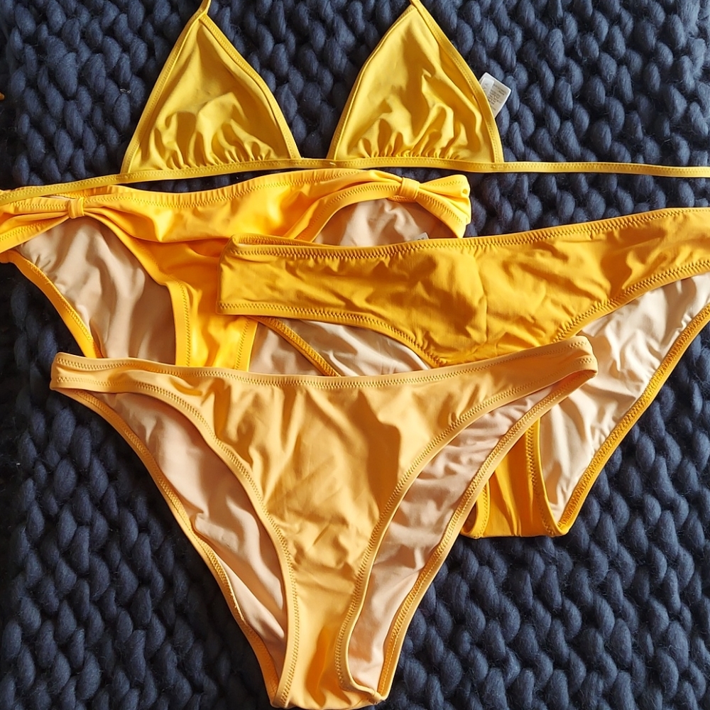 J. Crew orange bikini bottom size M - Picture 5 of 5